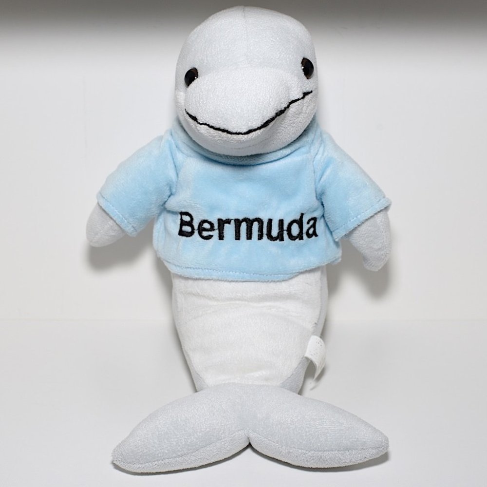Plush Dolphin with Bermuda Shirt